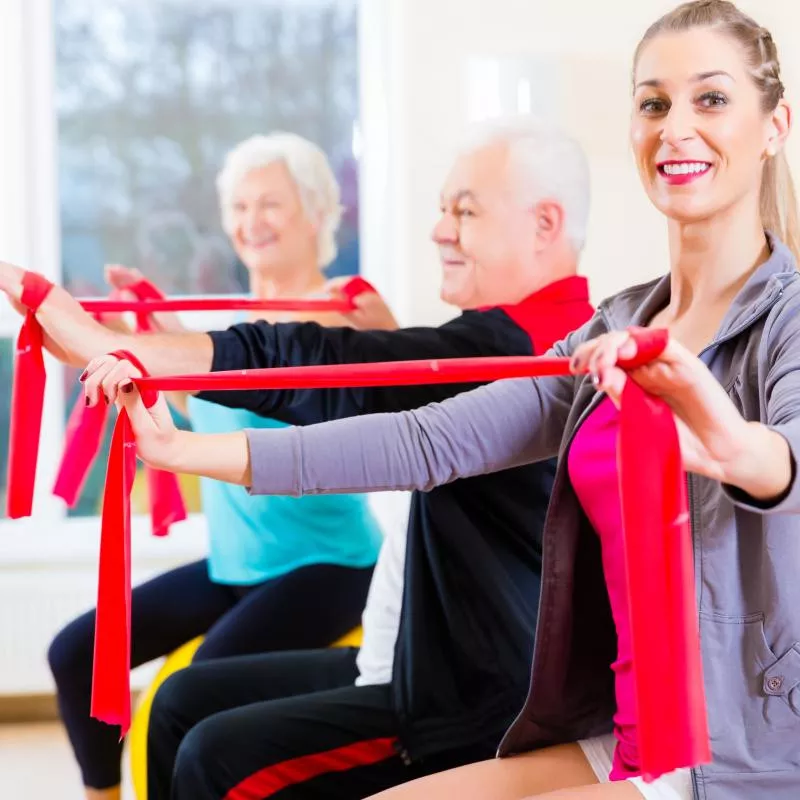 Bild zu: Gruppengymnastik